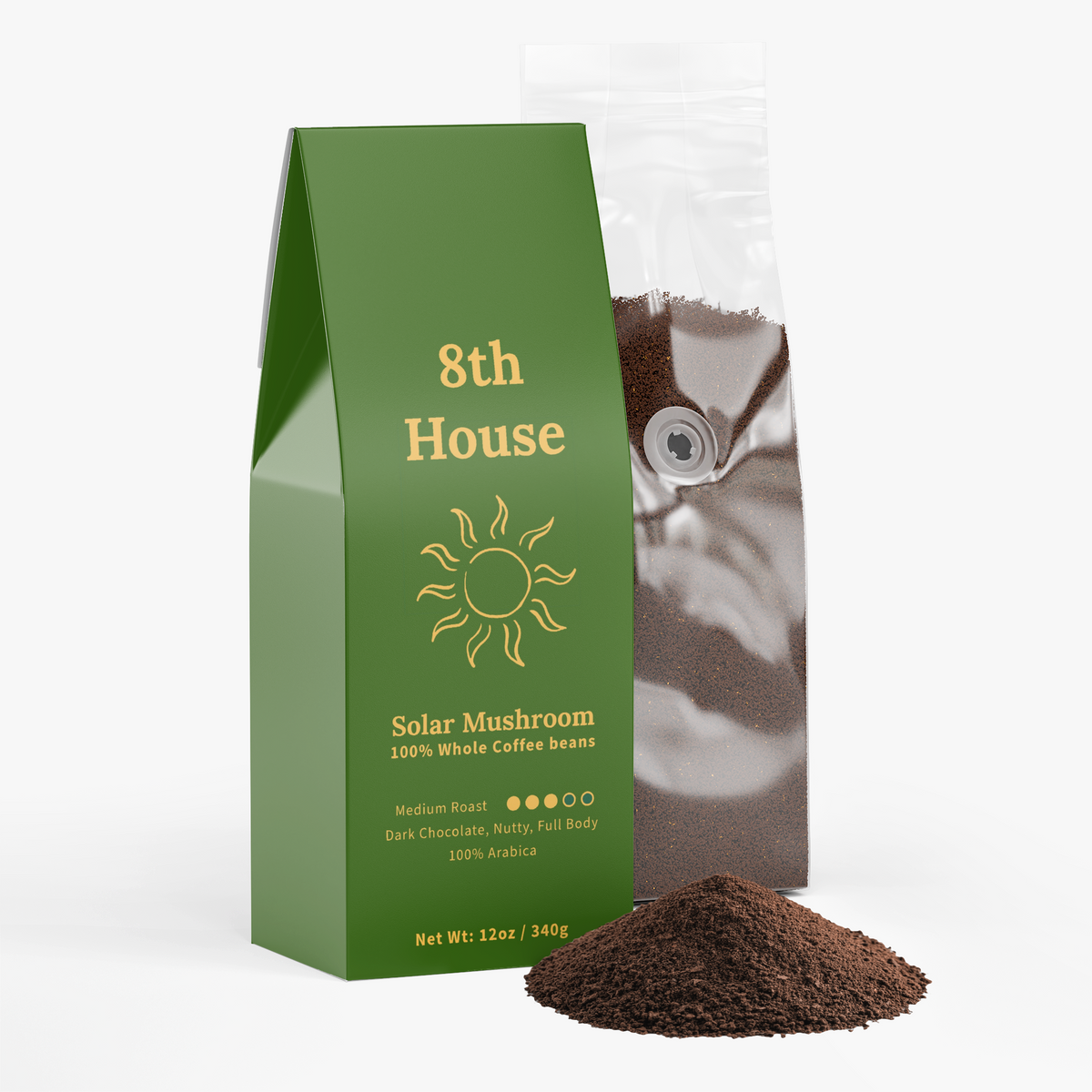 Solar Mushroom Coffee (Medium Roast)
