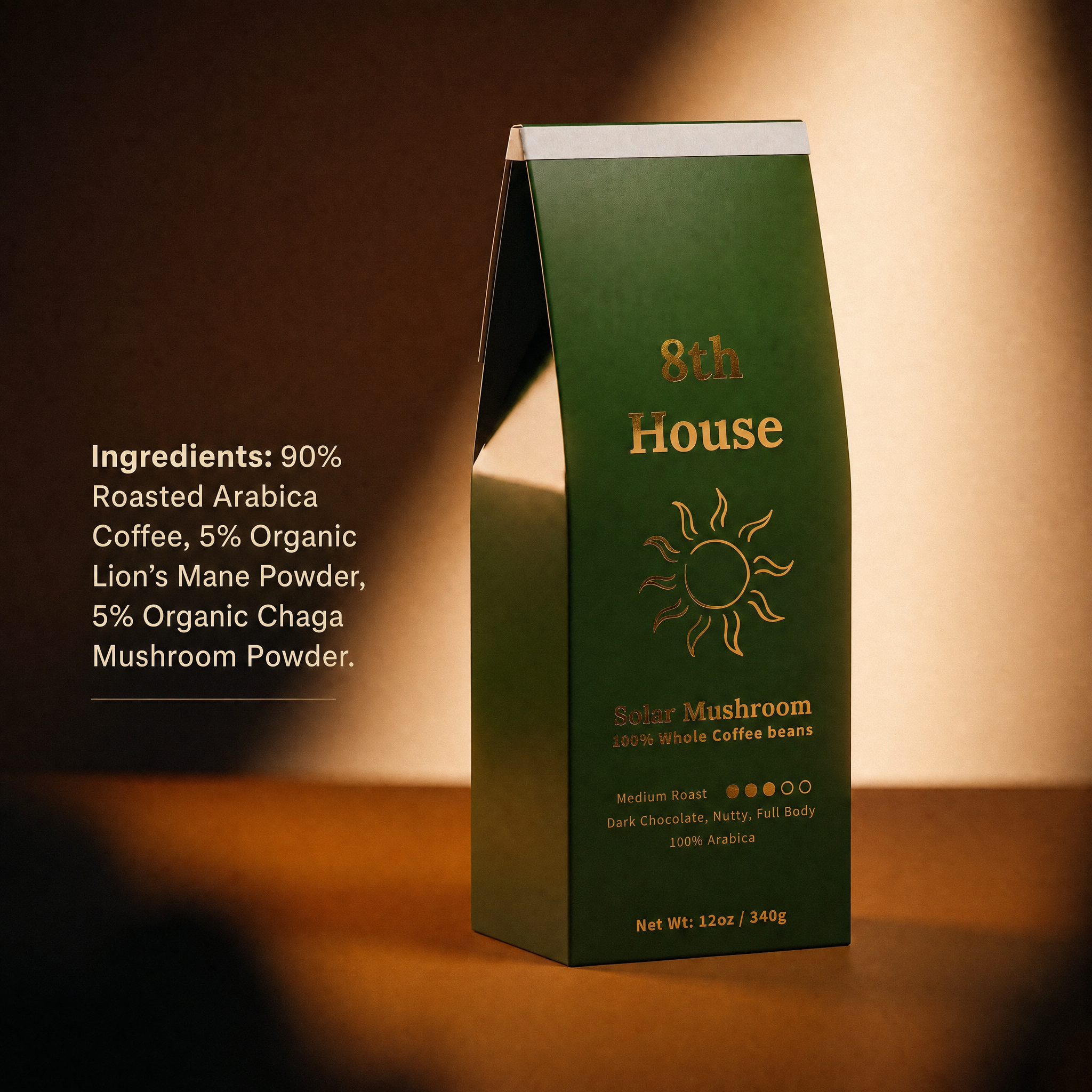 Solar Mushroom Coffee (Medium Roast)